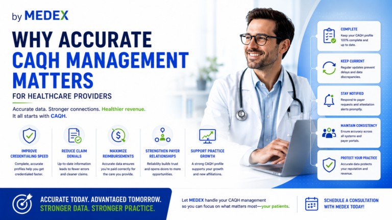 caqh management by medex isgood