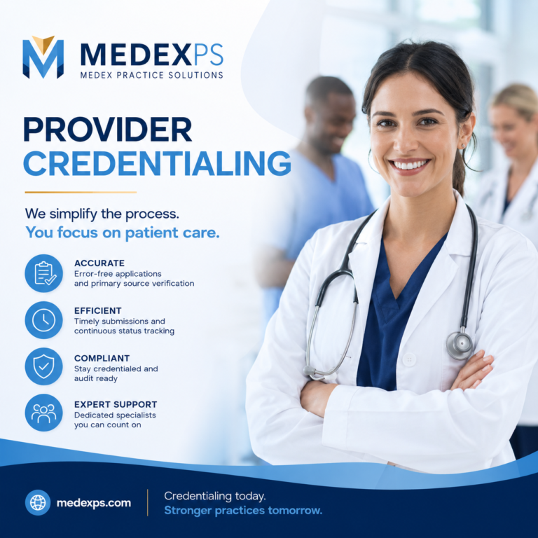 Provider Credentialing with Medex ractice Solutions in USA