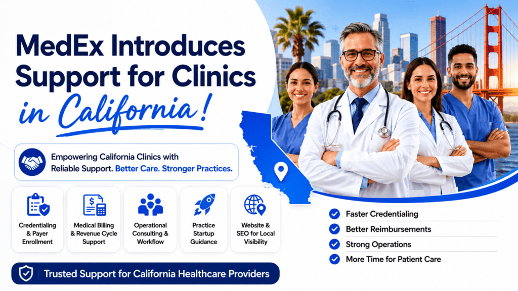 MedEx Introduces Support for Clinics in California